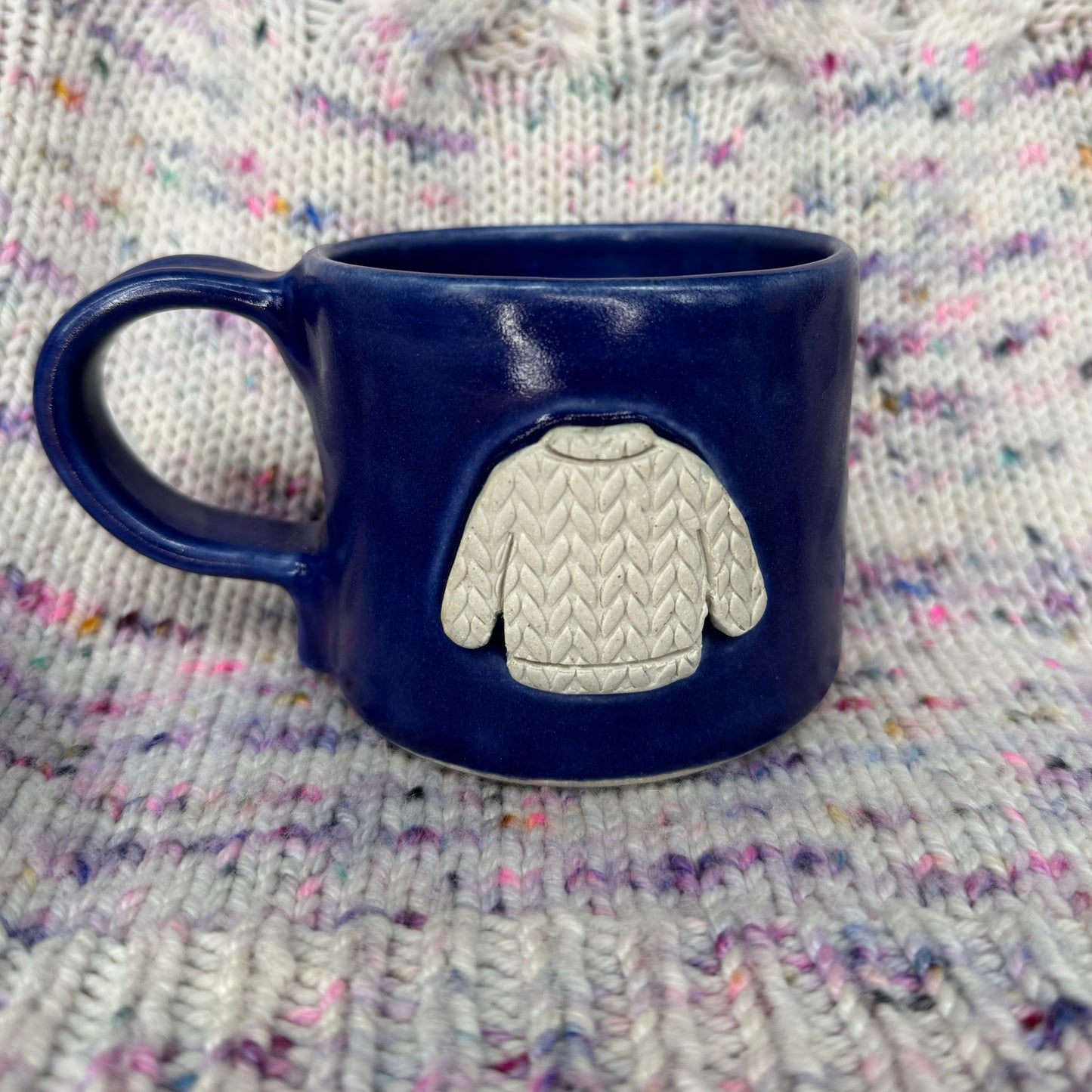 10oz midnight blue sweater mug