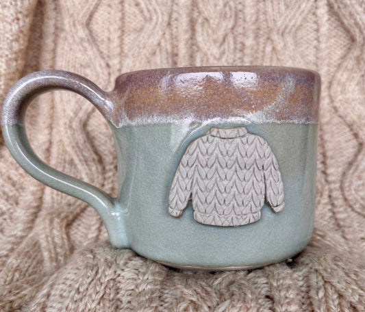 16oz light blue & purple mug